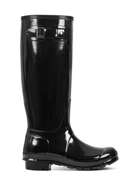 Hunter Black Gloss Tall Glossy Rain Boots